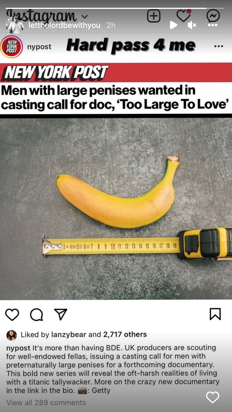 Penis Too Large